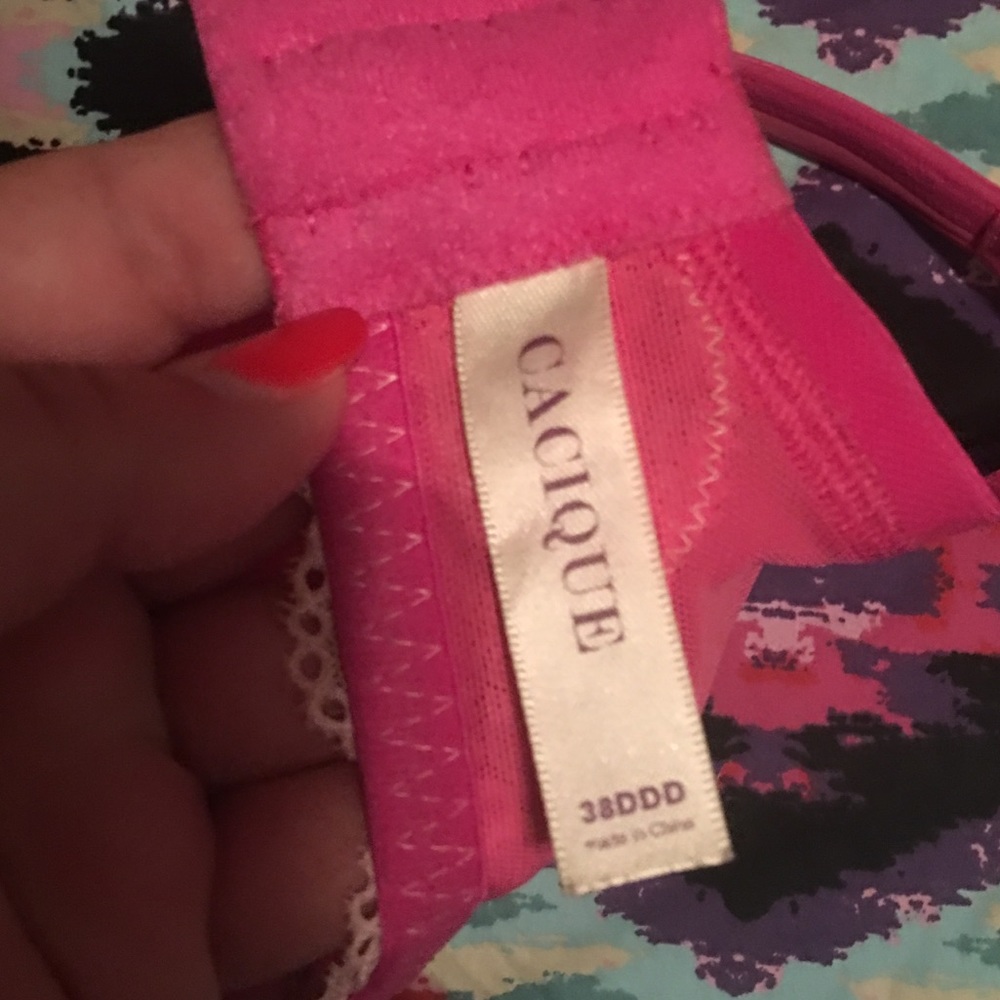 Cacique hot pink bra from Lane Bryant - Picture 2 of 4